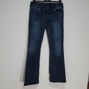 Silver Suki Dark Wash 30x34 Boot Cut Jeans